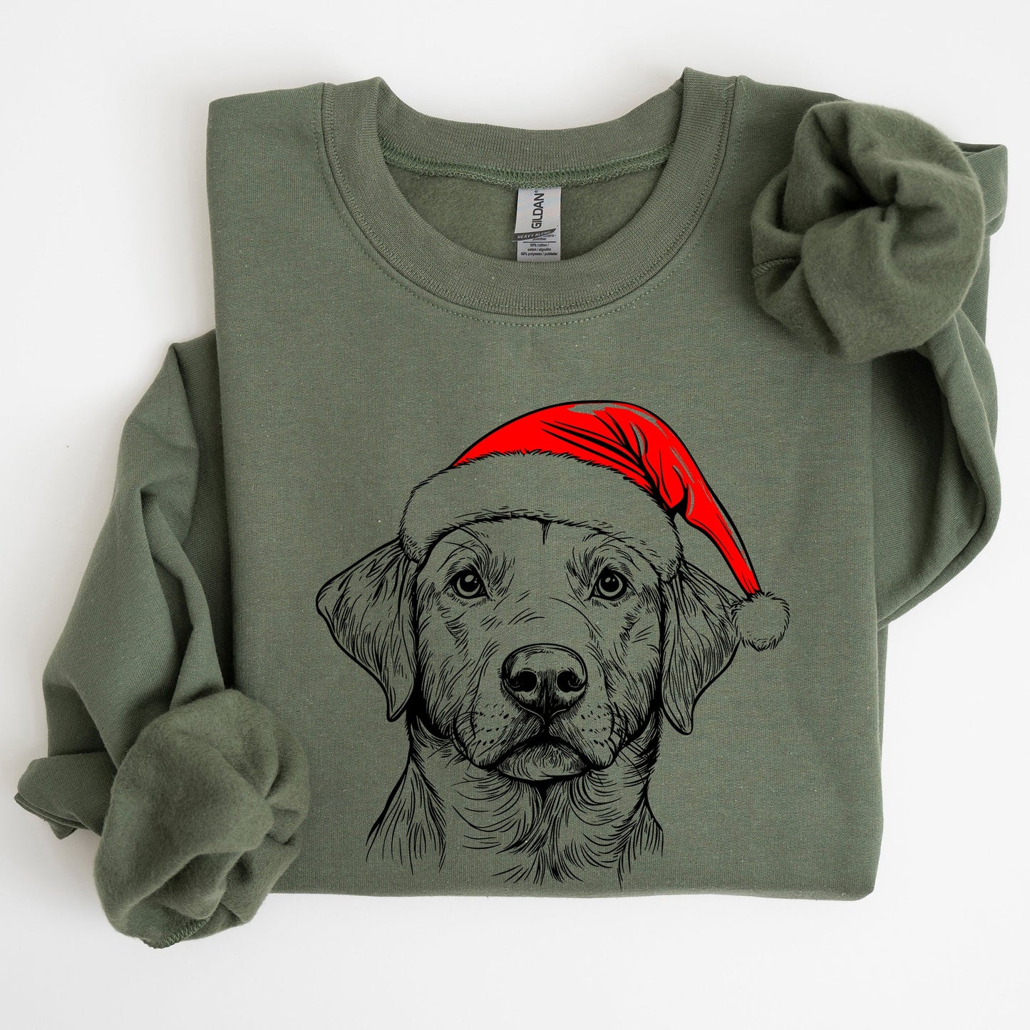 Labrador Retriever, Santa, Dog, Christmas, Dog Lover, Pet Sweatshirt