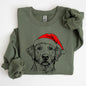 Labrador Retriever, Santa, Dog, Christmas, Dog Lover, Pet Sweatshirt