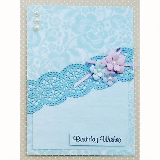 Lace Metal Cutting Dies Stencil Scrapbooking Photo