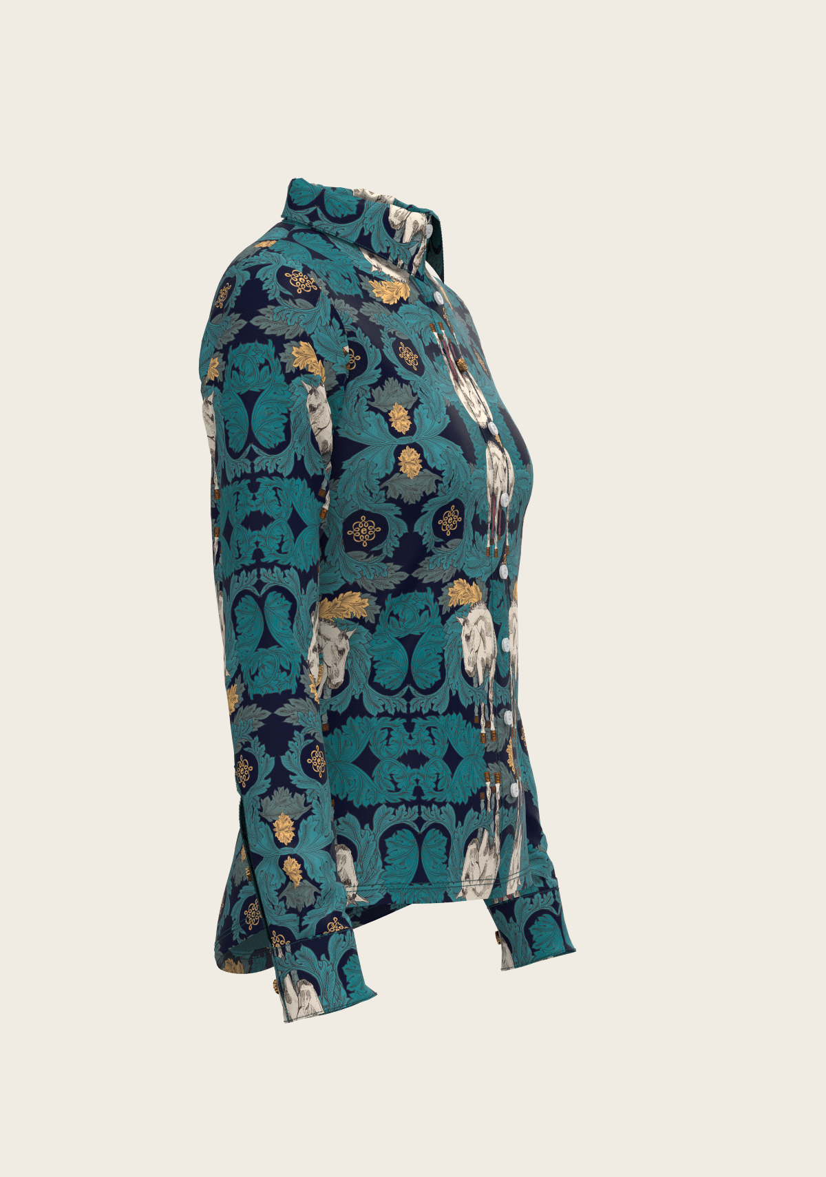 Valientos Ladies Button Shirt