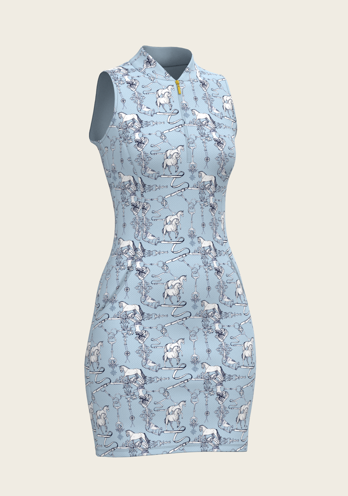 Sky Blue Carnival Golf Dress