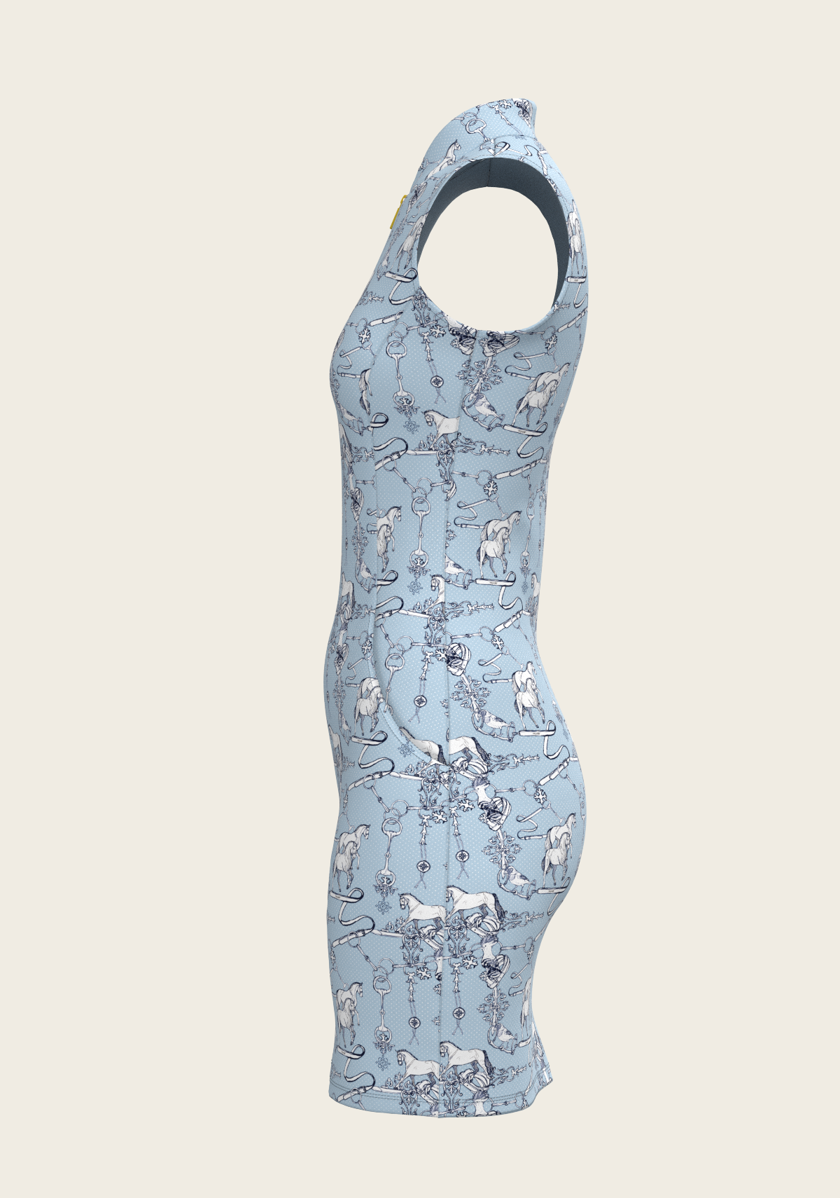 Sky Blue Carnival Golf Dress