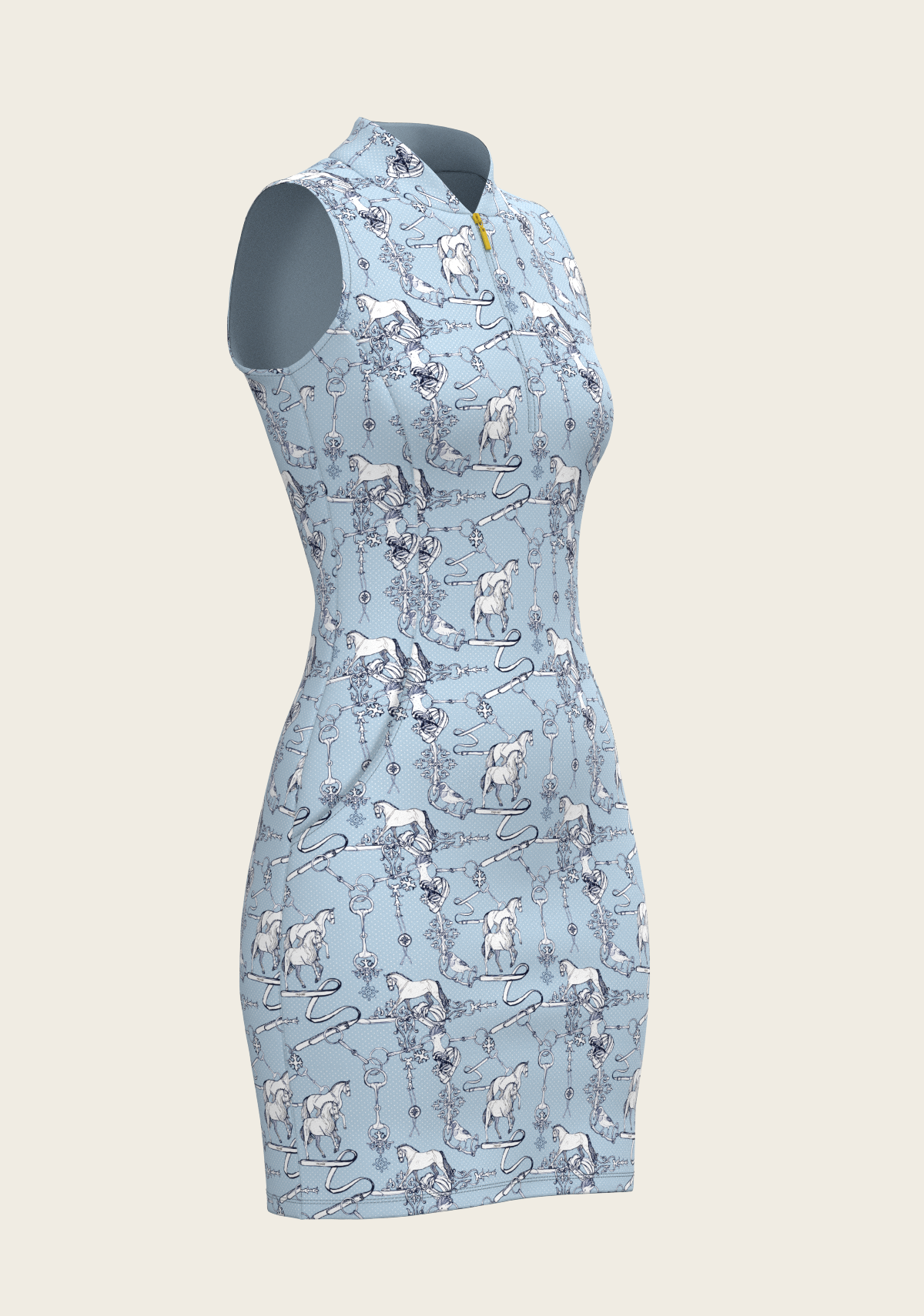 Sky Blue Carnival Golf Dress