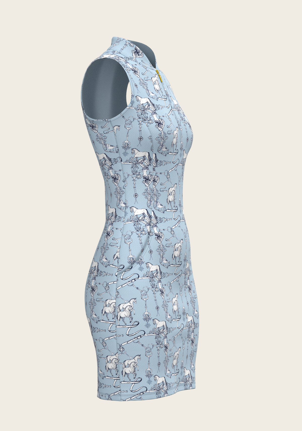 Sky Blue Carnival Golf Dress