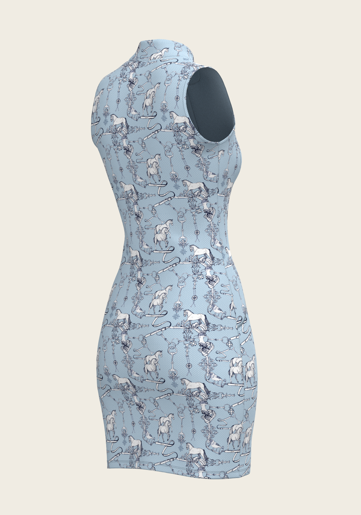 Sky Blue Carnival Golf Dress