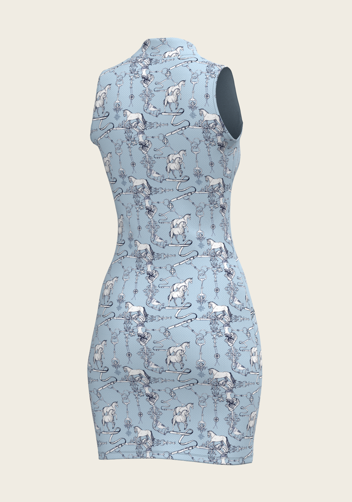 Sky Blue Carnival Golf Dress