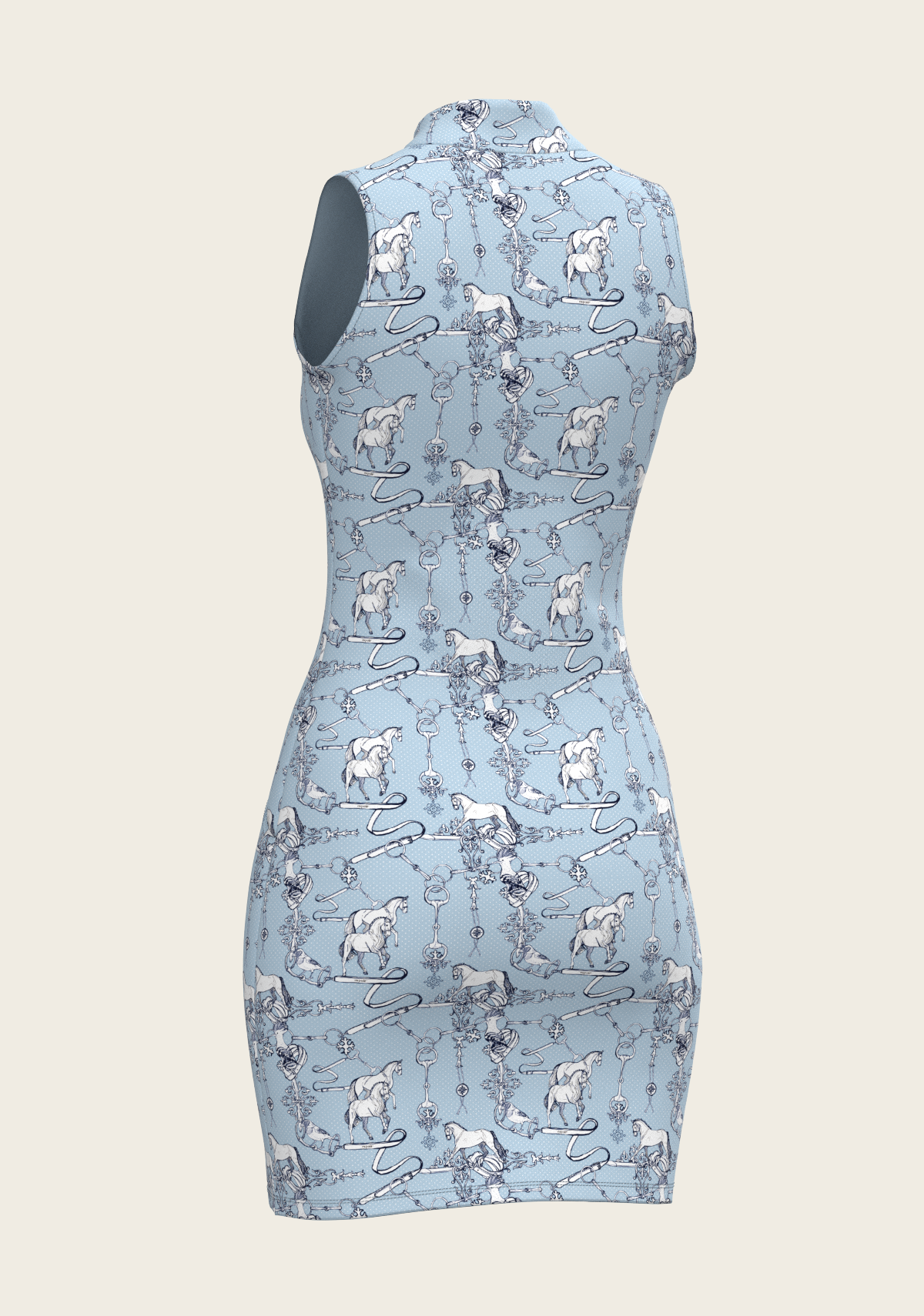 Sky Blue Carnival Golf Dress