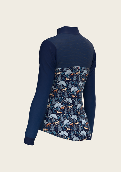  Forest on Navy Sport Sun Shirt