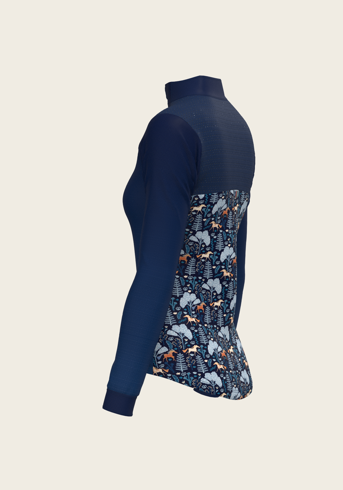  Forest on Navy Sport Sun Shirt