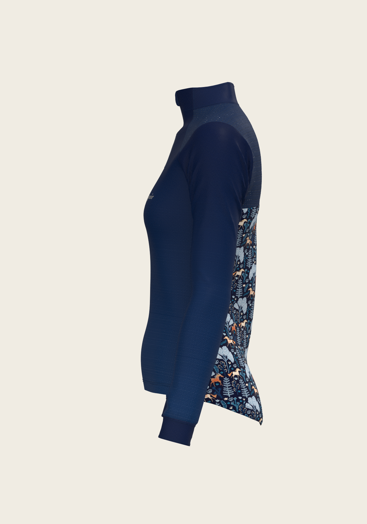  Forest on Navy Sport Sun Shirt