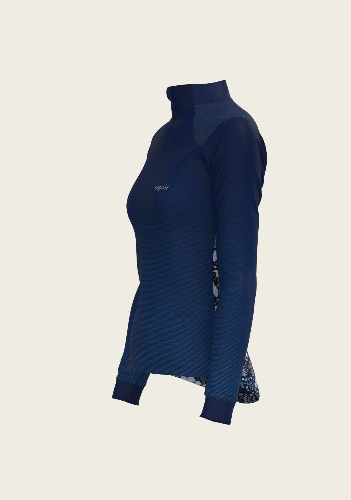  Forest on Navy Sport Sun Shirt