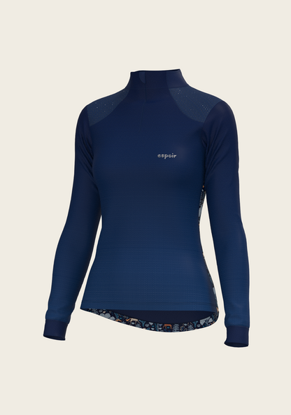  Forest on Navy Sport Sun Shirt