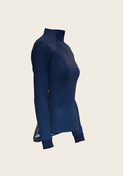  Forest on Navy Sport Sun Shirt