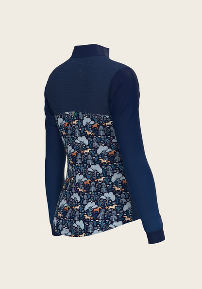  Forest on Navy Sport Sun Shirt