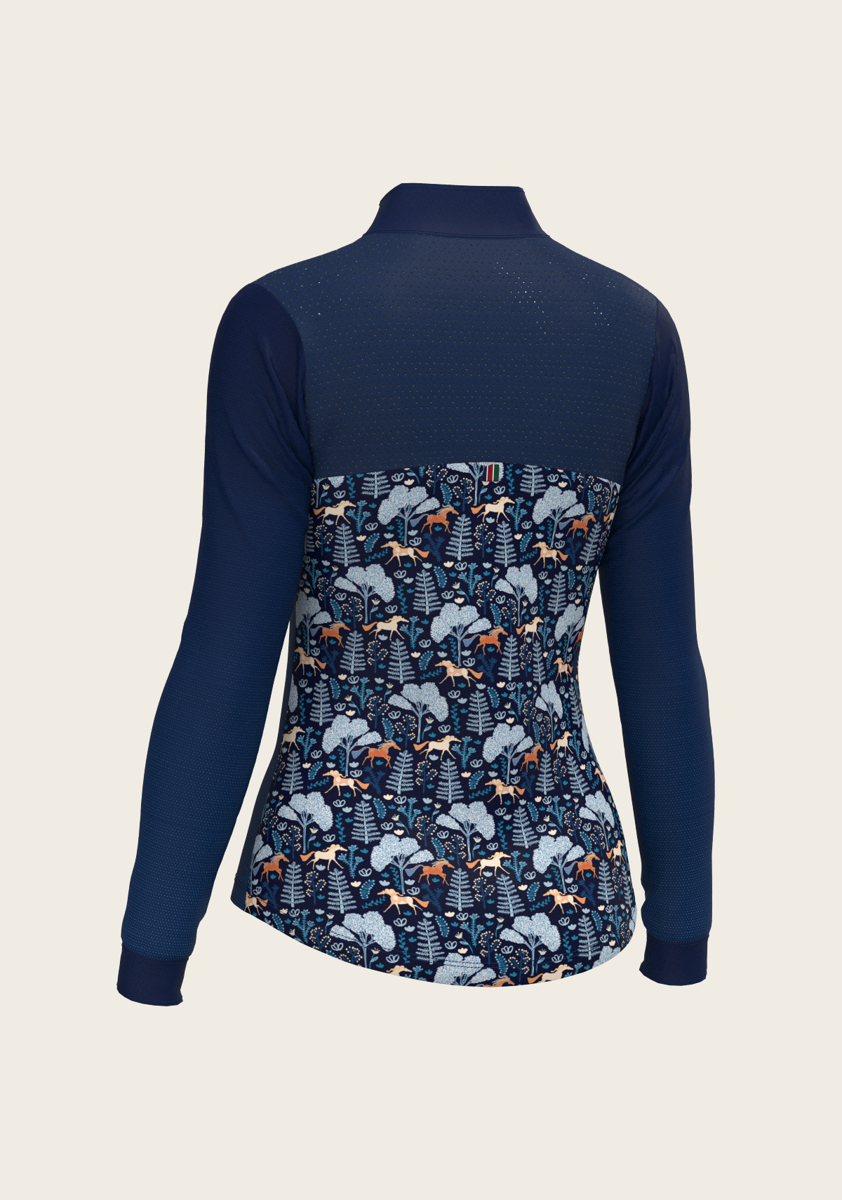  Forest on Navy Sport Sun Shirt