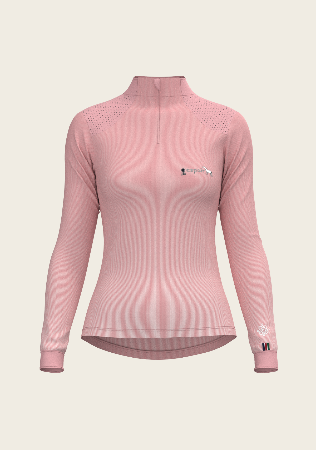  Stripes on Rose Sport Sun Shirt