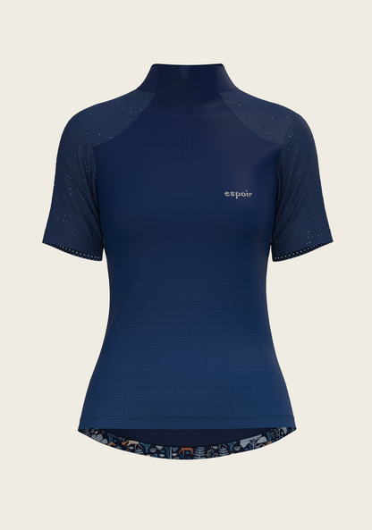  Forest on Navy Short Sleeve Sport Sun Shirt