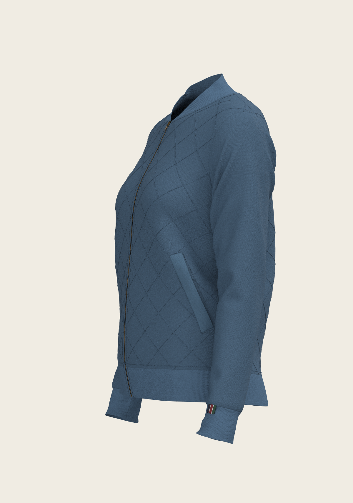Mid Blue Forest Reversible Jacket