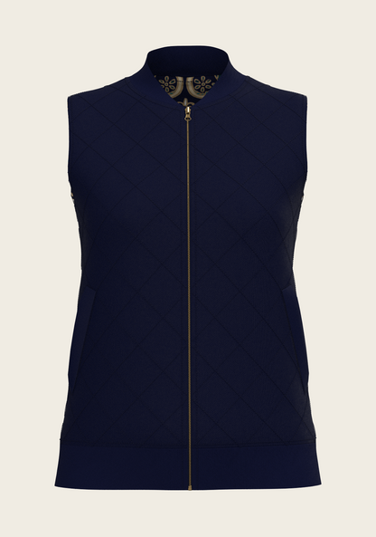 Mermaid Horses Reversible Sleeveless Warmup Vest