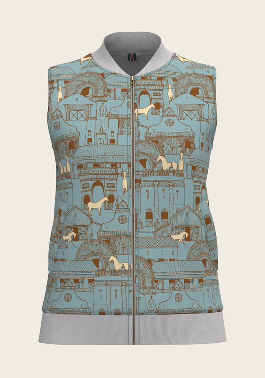 Horse Town Symphony Reversible Sleeveless Warmup Vest