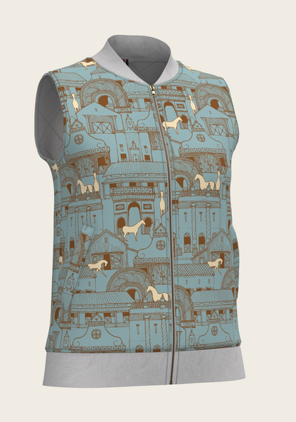 Horse Town Symphony Reversible Sleeveless Warmup Vest