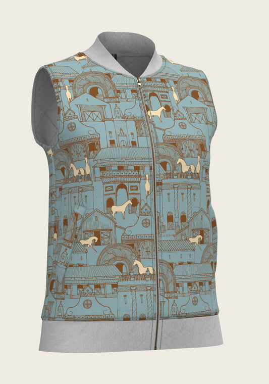 Horse Town Symphony Reversible Sleeveless Warmup Vest