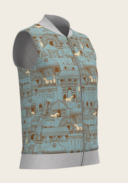 Horse Town Symphony Reversible Sleeveless Warmup Vest