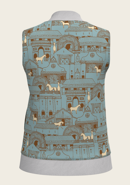 Horse Town Symphony Reversible Sleeveless Warmup Vest
