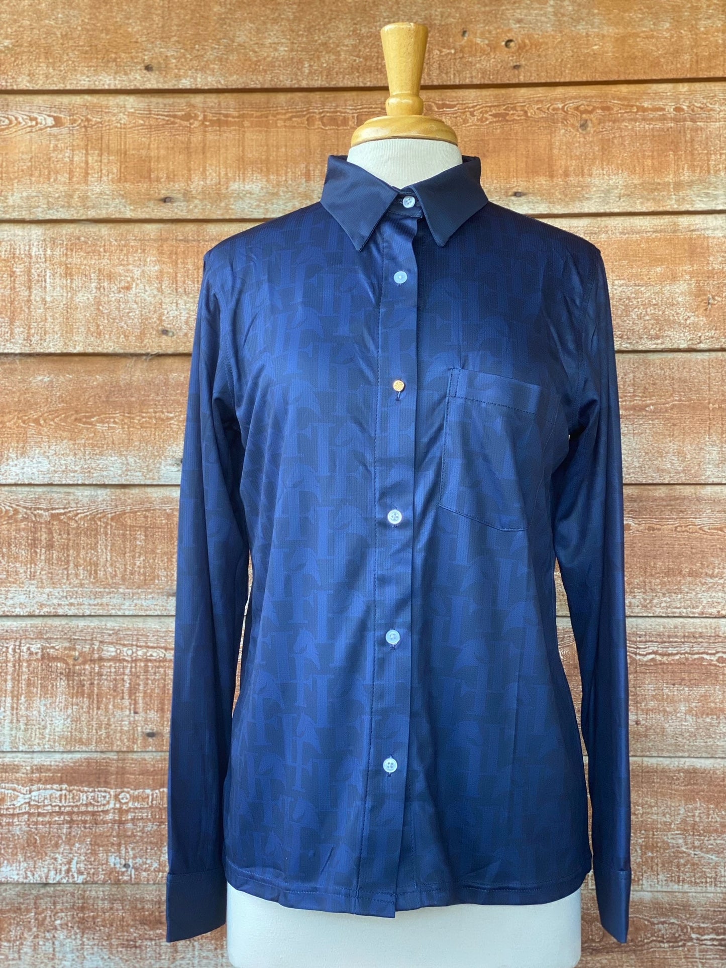 Lakota Navy Ladies Loose Fitting Shirt LF3020