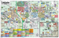 Lancaster Map, Los Angeles County, CA - POSTER PRINTS