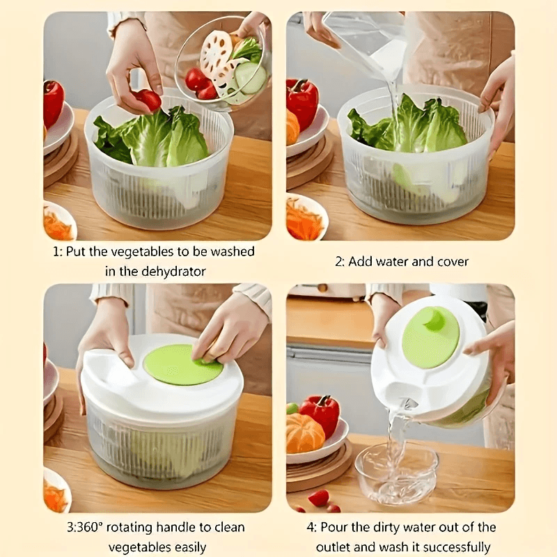Vegetable Spinner Salad Dryer for Crisp