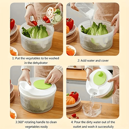 Vegetable Spinner Salad Dryer for Crisp