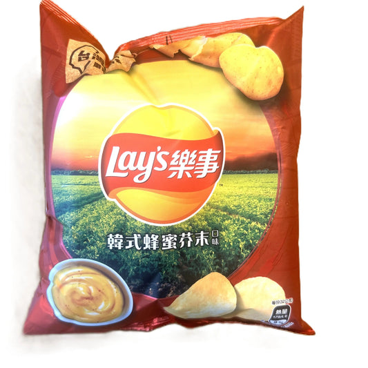 Lay’s Korean Honey Mustard | Exotic Sweet & Savory Chips (Taiwan)