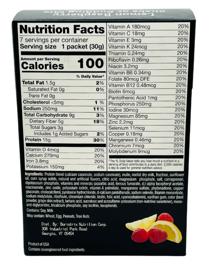 Lemon Raspberry Shake - Proti-Max