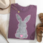 Leopard Print Bunny, Easter, Bunny, Jesus, Rabbit, Holiday Tshirt Comfort Colors T-Shirt