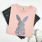 Leopard Print Bunny, Easter, Bunny, Jesus, Rabbit, Holiday Tshirt Comfort Colors T-Shirt