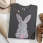 Leopard Print Bunny, Easter, Bunny, Jesus, Rabbit, Holiday Tshirt Comfort Colors T-Shirt