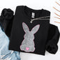 Leopard Print Bunny, Easter, Bunny, Jesus, Rabbit, Holiday Sweatshirt