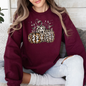 Leopard Print Pumpkins, Cute, Halloween, Autumn, Fall Sweatshirt