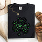 Leopard Print, St Patrick's Day, Shamrock, Clover, Lucky, Leprechaun Tshirt Comfort Colors T-Shirt