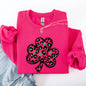 Leopard Print, St Patrick's Day, Shamrock, Clover, Lucky, Leprechaun Sweatshirt