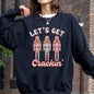 Let's Get Crackin, Nutcrackers, Christmas, Ballet, Santa, Winter, Xmas Sweatshirt