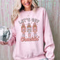 Let's Get Crackin, Nutcrackers, Christmas, Ballet, Santa, Winter, Xmas Sweatshirt
