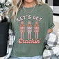 Let's Get Cracking, Nutcracker, Christmas, Retro, Comfort Colors, Tshirt