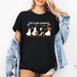 Let's Go Ghouls, Funny Geese, Goose, Halloween, Witch, Tshirt