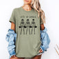 Let's Go Ghouls, Skeleton Cheerleaders, Cute, Halloween, Tshirt