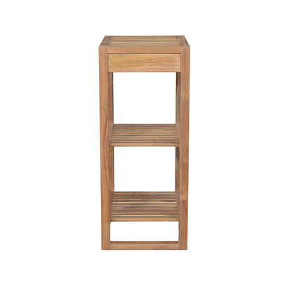 Spa Towel Table With 2-Shelf
