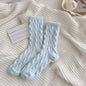 Plush Hemp-Knit Socks for Cozy Fall & Winter