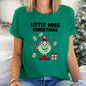 Little Miss Christmas, Classic, Vintage, Retro, Candy Cane Super Soft Tees