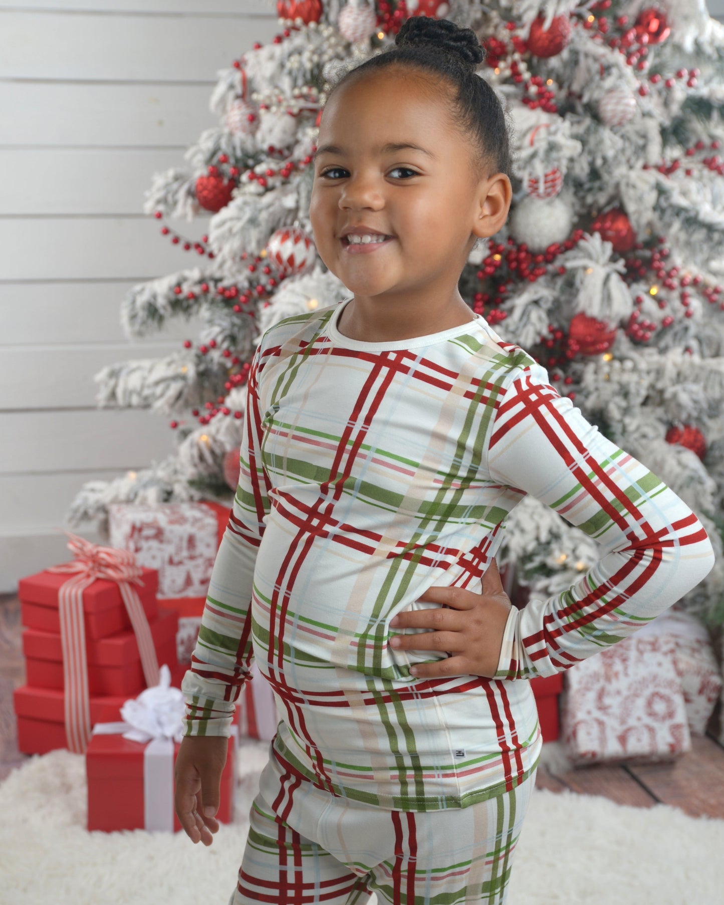 Plaid Bamboo Pajama Set